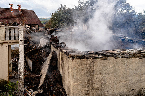 Professional Emergency Fire Cleanup technician working in Lawnside, NJ
